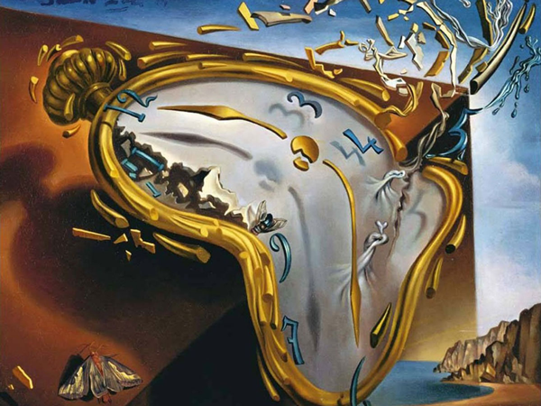 exploding clock