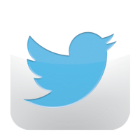 social twitter box white 200 ON